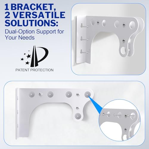 Steel Closet Shelf with Hanging Rod, 28-48'' Expandable Closet Shelves