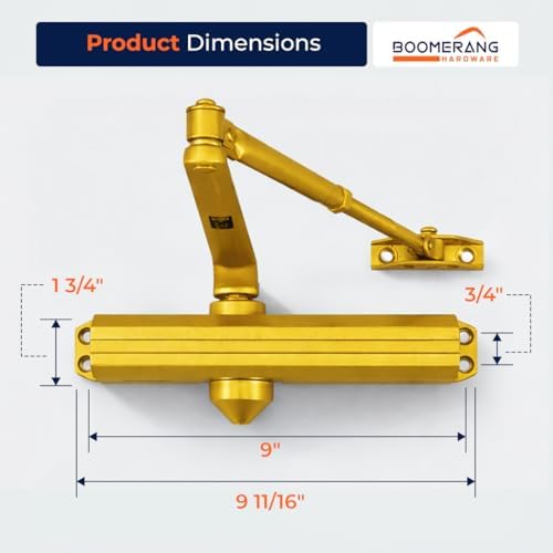 Boomerang D4016 Medium/Heavy-Duty Designer Auto Commercial Door Closer