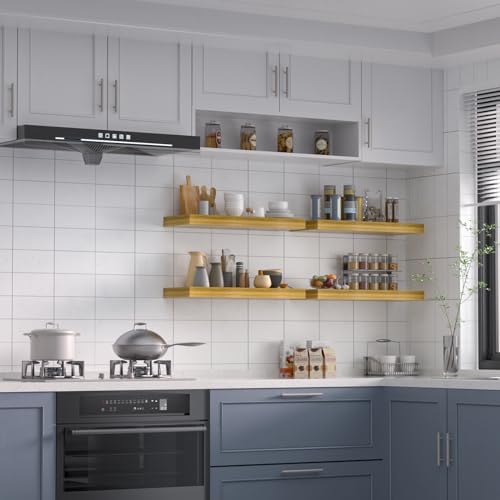 2pcs Floating Shelf Hardware Heavy Duty Hidden Shelf Brackets Support,Wall Mo...
