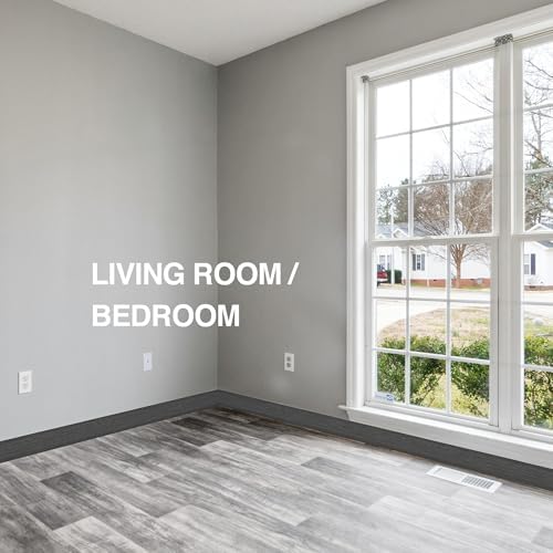 Grey Walnut Wall Molding Trim 3 Inch x 20 Feet, Wall Base Baseboard Molding T...