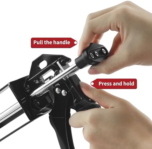 200ml 6.75 fl oz Dual Cartridge Epoxy Gun 1:1 2:1 Cartridge Bonding Orange