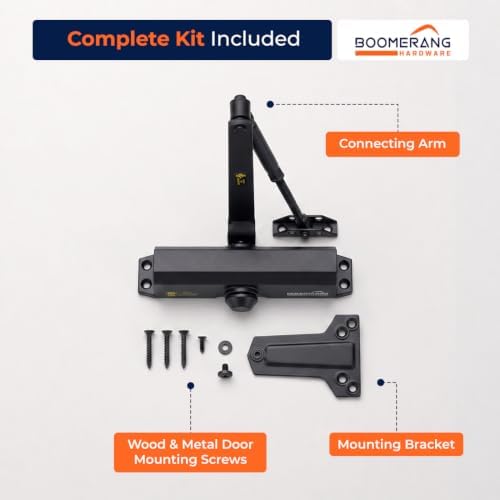 Boomerang D703 Medium-Duty Designer Auto Commercial Door Closer