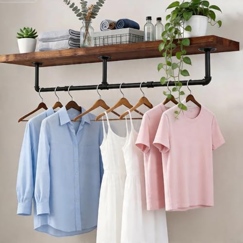Wall Mounted Clothes Rack 48.8 Inch/4FT