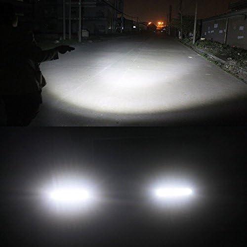 AUXTINGS 10 Pcs 6 inch 18W Spot LED Work Light Bar 12V 24V Off Road Car Drivi...