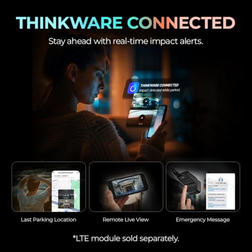 THINKWARE U3000 PRO Dash Cam 4K Front and 2K Rear, Dual STARVIS 2