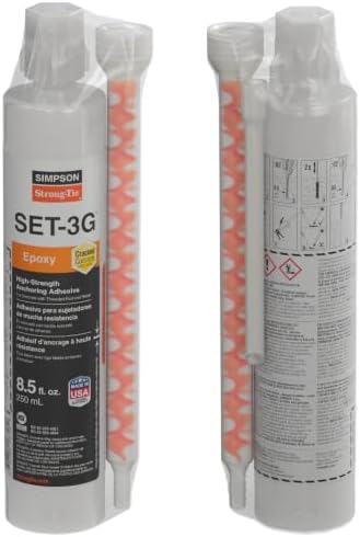 Simpson Strong-Tie SET-3G10 High-Strength Epoxy Anchoring Adhesive for Thread...