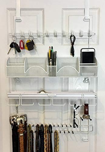 Men’s Over the Door/Wall Hanging Closet Tie and Belt Organizer Rack # 9300 in...