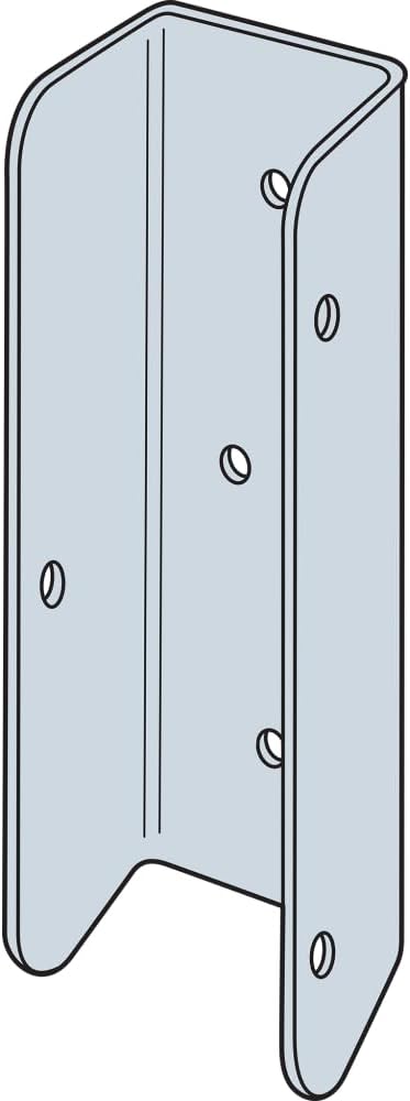 Simpson Strong-Tie FB26 FB Galvanized Fence Rail Bracket for 2x6 (Pack of 25)