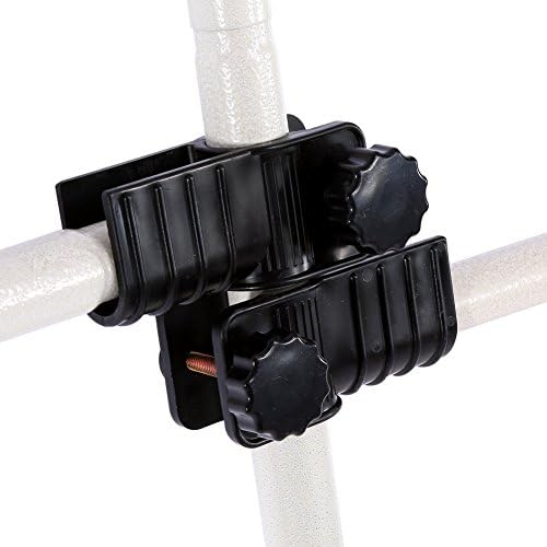 Estink Tension Rod Garment Rack Freestanding Adjustable 4-Bar Clothes Stand