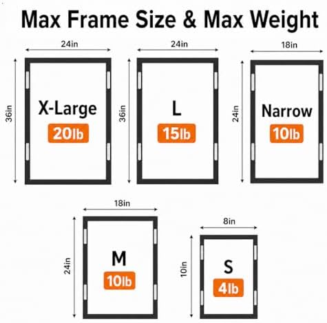 10 lb Medium Picture Hanging Strips, 240 Pairs (480 Strips), Damage-Free