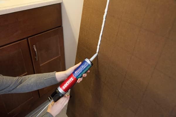 Loctite Power Grab Tub Surround Construction Adhesive, 9 fl oz, Cartridge (12...