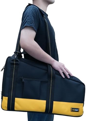 MELOTOUGH Heavy Duty Framing Nail Gun Tool Bag with Extra Storage Pockets Sho...