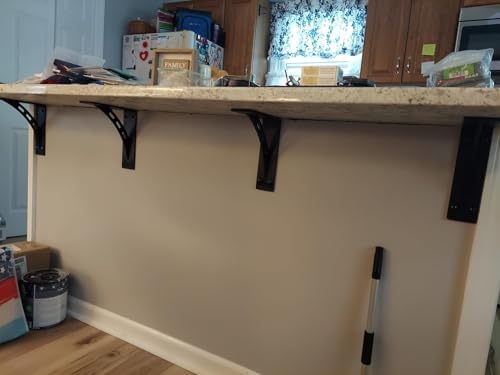 12 inch x 10 inchHeavy Duty Shelf Brackets , Metal Mantel Brackets (Set of 2)...