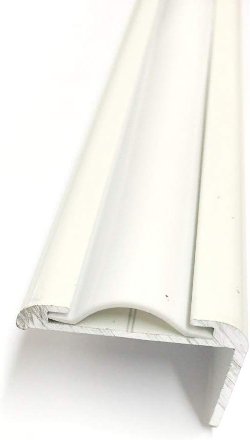 White Vinyl 7/8" Insert Molding Trim Screw Cover RV Camper Travel Traile...