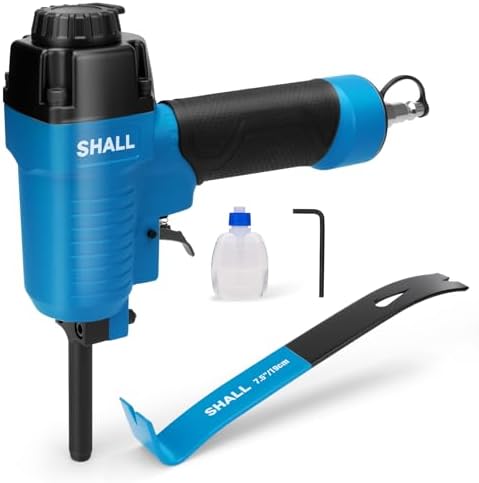 SHALL Pneumatic Nail Remover & 7.5’’ Flat Pry Bar Set, Heavy-Duty Air Pun...