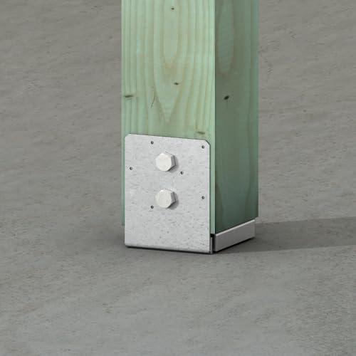 Simpson Strong-Tie ABU ZMAX ABU66Z Galvanized Adjustable Standoff Post Base w...