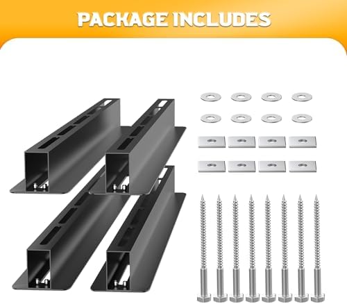 WALMANN Ceiling Tote Storage Rails, Heavy Duty Garage Ceiling Bin Rack