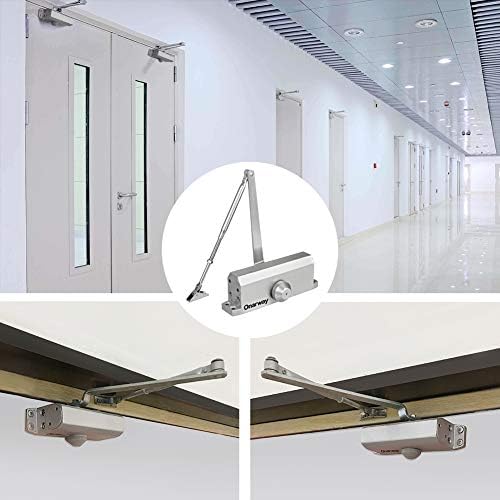 Onarway Door Closer Automatic Size 4 Spring Hydraulic for Home & Commercial