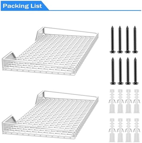 TORACK 2-Pack Wall Mounted Storage Shelves, 23.5" x 12" Wall Shelf