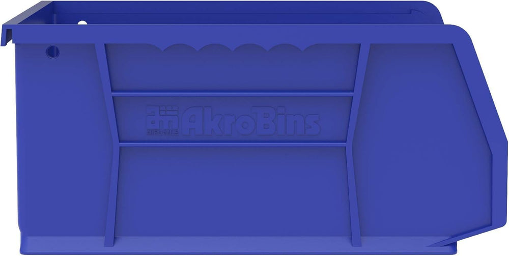 Akro-Mils 30235 AkroBins Plastic Storage Bins, 11"x11"x5", Blu...