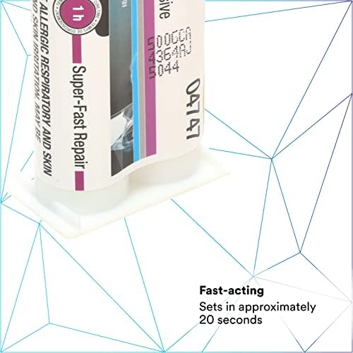 3M Super-Fast Repair Adhesive, 04747, 1.6 fl oz Cartridge, Tranlucent Color