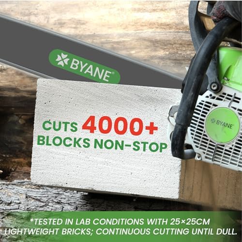 BYANE 18-Inch Carbide Chainsaw Chain .325" Pitch .050" Gauge 68 Dri...