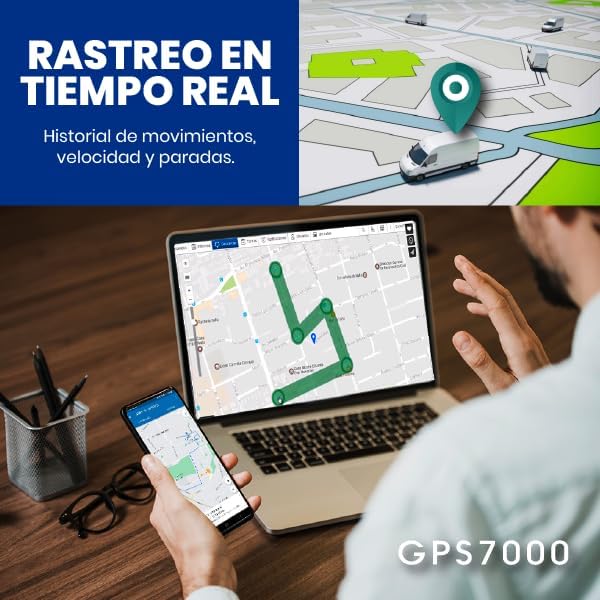 GPS7000-4G Hidden GPS Tracker for Vehicles | 90 Days of Service Included | Self