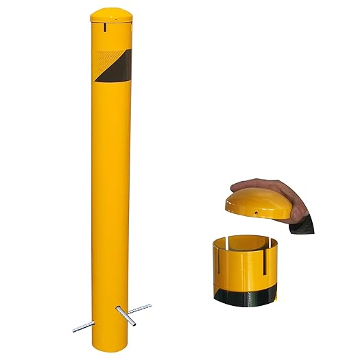 46" High Pour in Place Steel Bollard Post