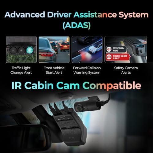THINKWARE U3000 PRO Dash Cam 4K Front and 2K Rear, Dual STARVIS 2