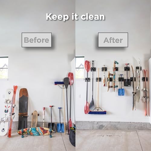 Gravity Grabber, The OG - Ski & Snowboard Wall Mount, Indoor Garage &...