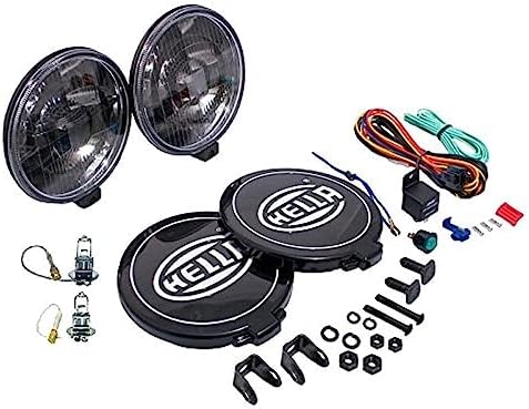 Hella Black Magic 500 Halogen Series Driving Lamp Kit - Performance High Beam...