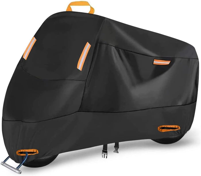 300D Motorbike Cover Waterproof Outdoor, Seceles Durable All Season Protection