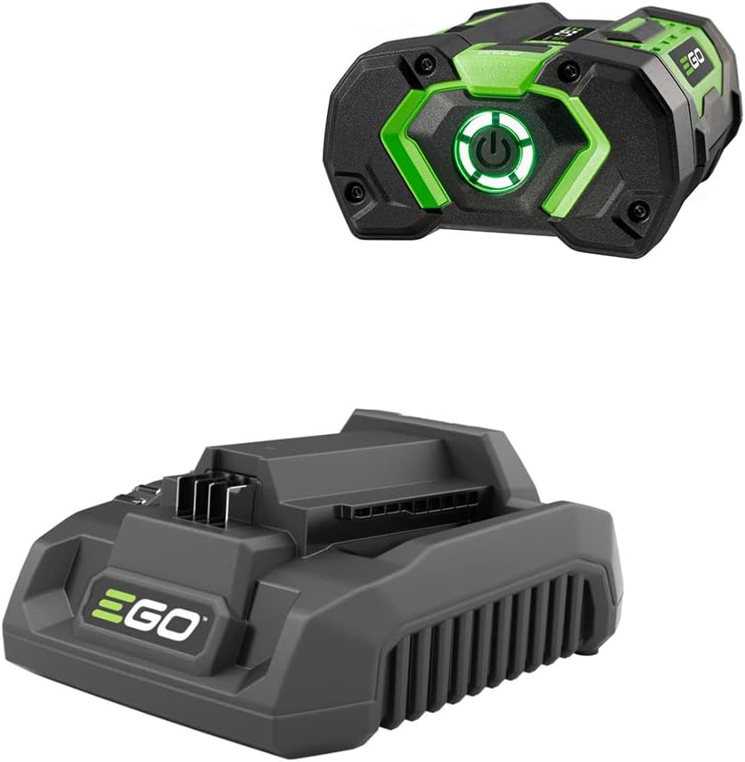 EGO Power+ BA1400T 2.5Ah Battery with Fuel Gauge and CH3200 320W Charger Set