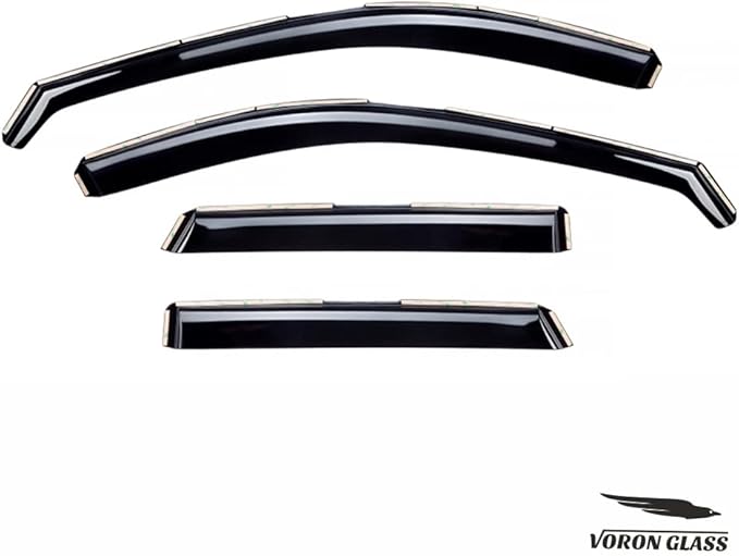 Voron Glass in-Channel Extra Durable Rain Guards (4 Pieces)