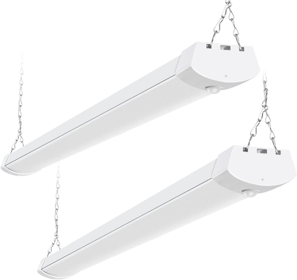 hykolity Pir Sensor 4FT 120W LED Shop Light, 5000K Daylight, Motion Activated
