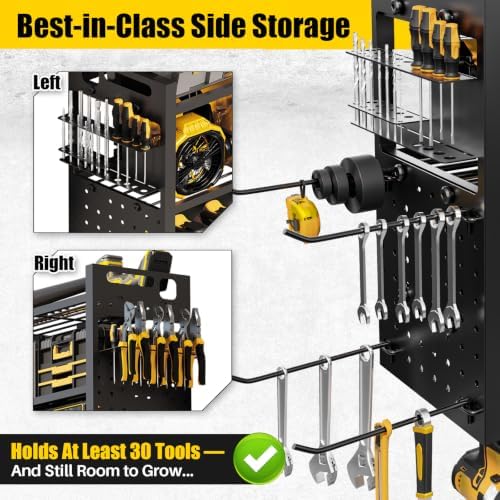 Large 49''Wide Power Tool Organizer Wall Mount, Charging Station