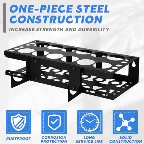 Hicarer 1 Pack Caulking Tube and Gun Holder 12 Slot 15.86 x 9.87x 3.34 Inch C...