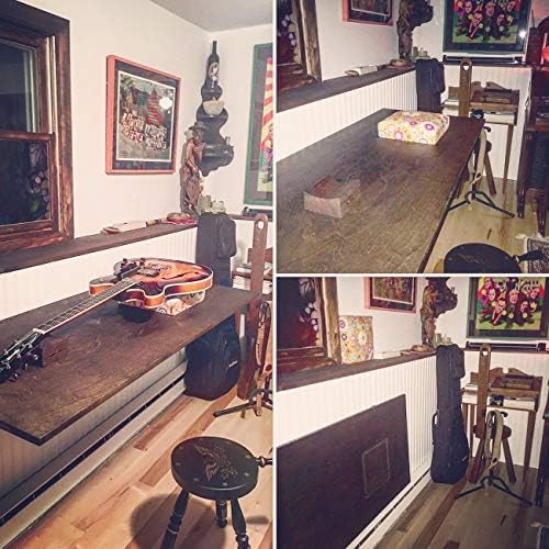 CLT 24'' Folding Shelf Brackets Max. Load 440 lb, Heavy Duty Stainles...