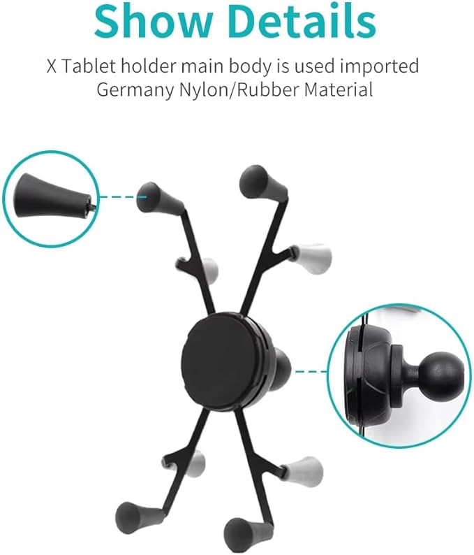Strg Tablet Mount with Composite Double Socket Arm