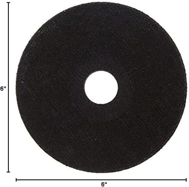 Mercer Industries 616070 - 6" x 1/16" x 5/8" Type 1 Black Ligh...