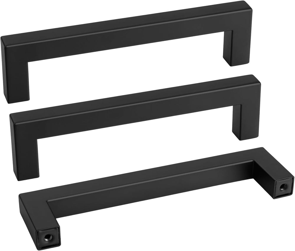 goldenwarm 30 Pack 5 Inch Black Cabinet Handles