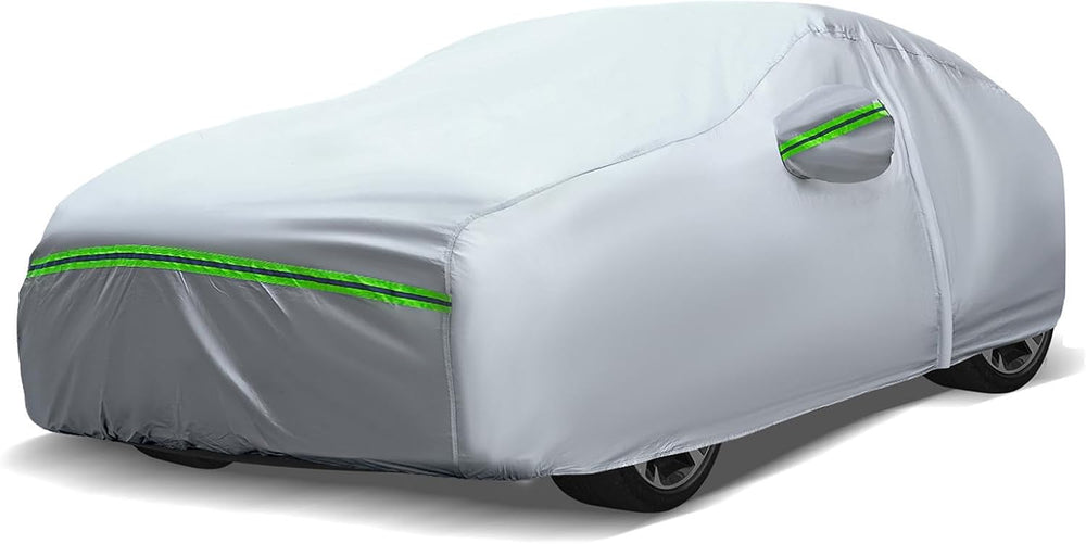 AUQDD 6-Layers Premium Sedan Car Cover Waterproof All Weather Weatherproof UV