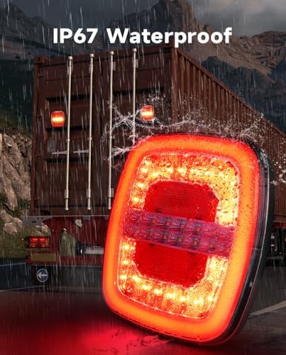 Agrieyes Wireless Trailer Lights, Magnetic Tow Tail Light Kit (T325)