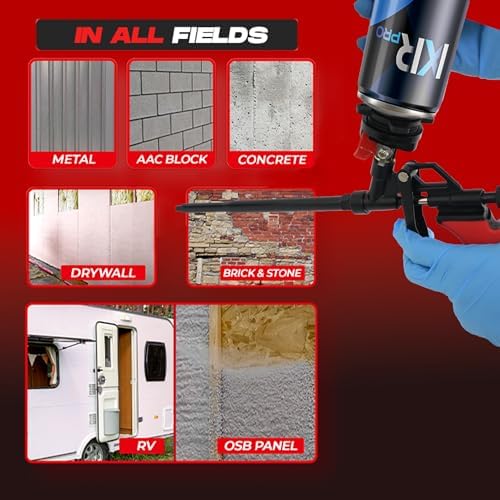 Professional Expanding Foam Spray Gun, 2 Insulation Guns + 18 Extenders