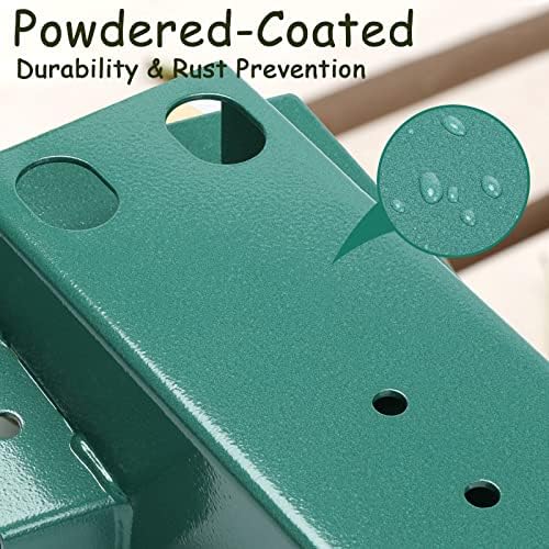 Mofeez Outdoor 4x4 Compound Angle Brackets for Deer Stand Hunting Blinds Shoo...