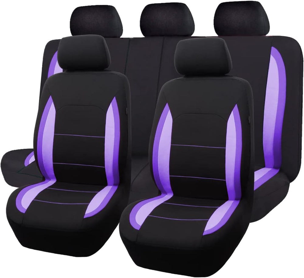 Flying Banner Car Seat Covers Front Seats Rear Bench Polyester car seat Prote...