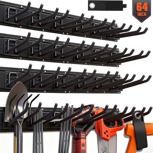 HORUSDY 64-Inch Heavy Duty Garage Organization Rack, 14 Packs Max Load 600LB,...