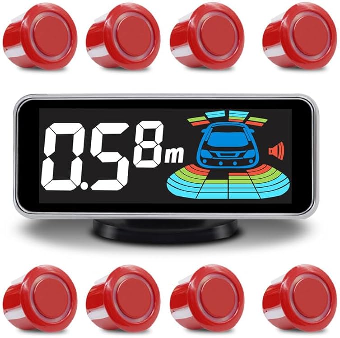 Car Parking Sensors Kit Reverse Parktronic System Auto Electronics Vehicle