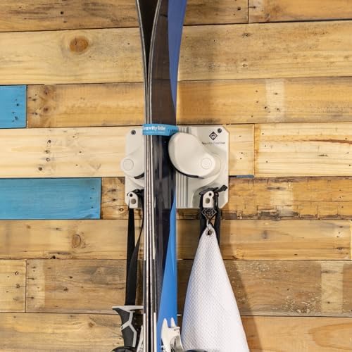 Gravity Grabber, The OG - Ski & Snowboard Wall Mount, Indoor Garage &...