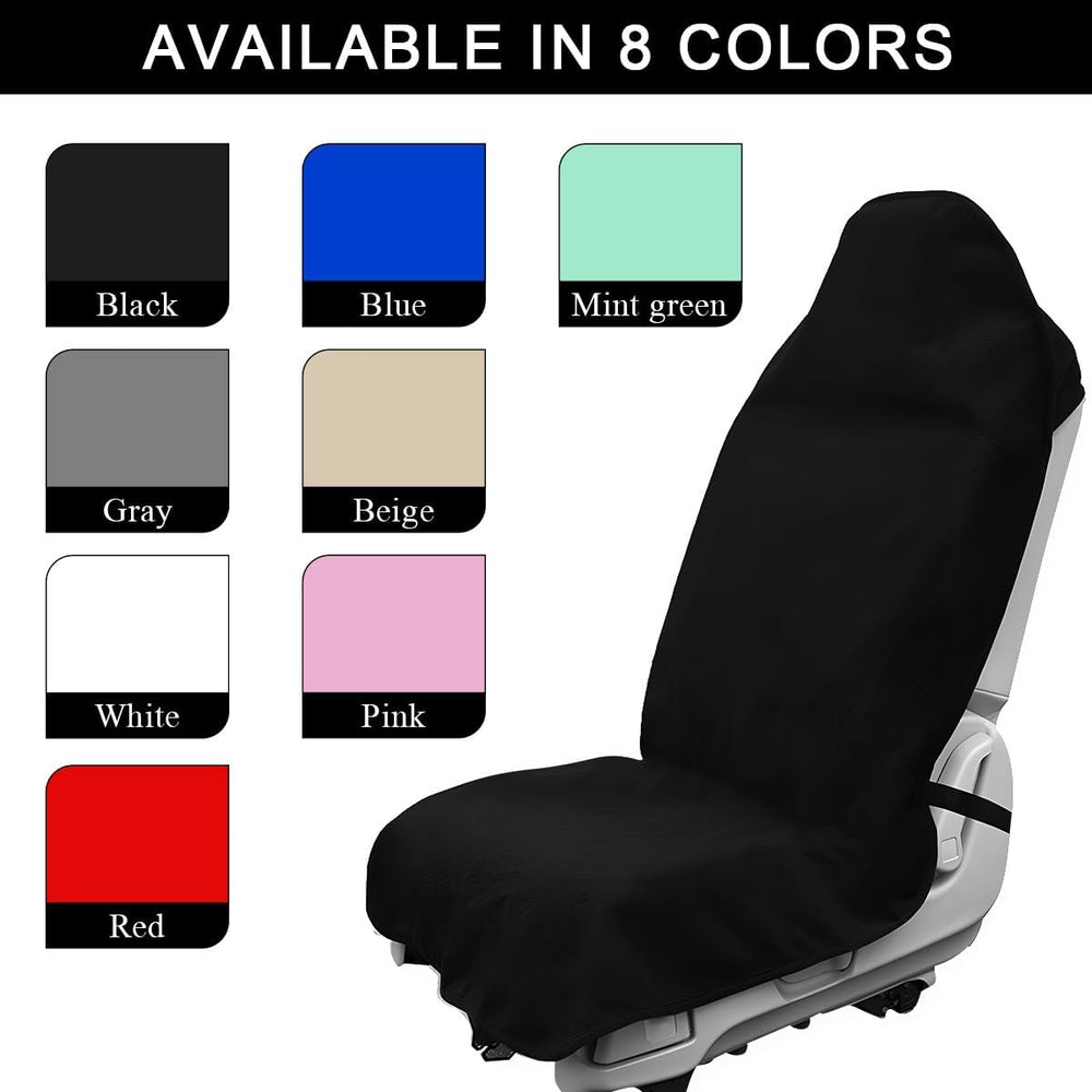 DXNQ 2PCS Car Towel Seat Cover, Waterproof Sweating Non-Slip Premium Soft Tow...